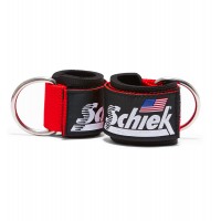 Ремни для лодыжек Schiek 1700 red, для крепления на тросовом тренажере